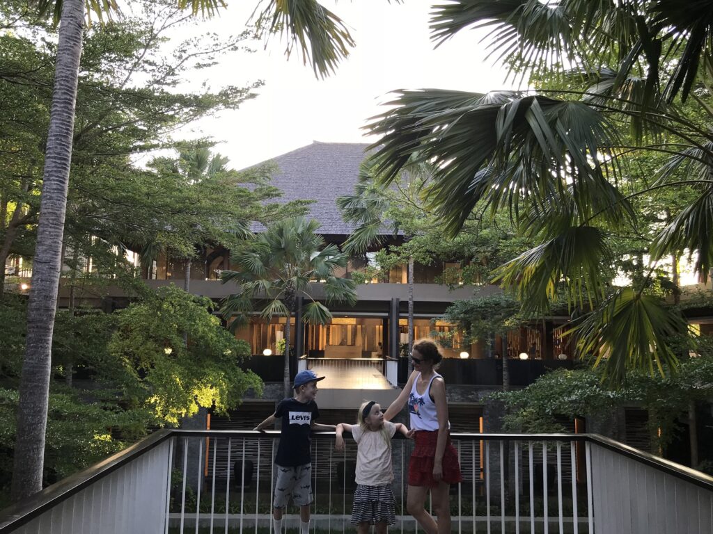 Marriott Courtyard in Nusa Dua - everything was so lush and green