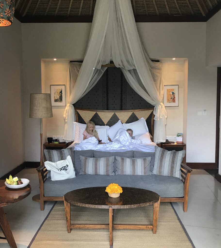 Our villa at Tejaprana Resort & Spa in Ubud