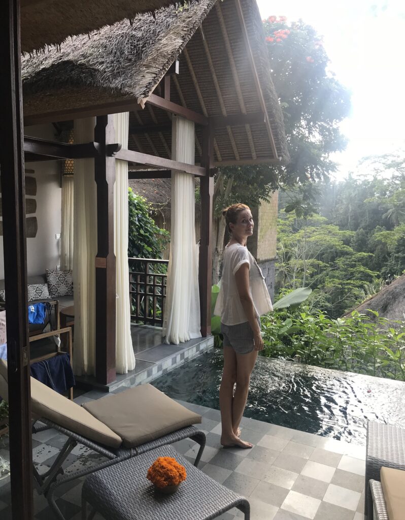 Our villa at Tejaprana Resort & Spa in Ubud