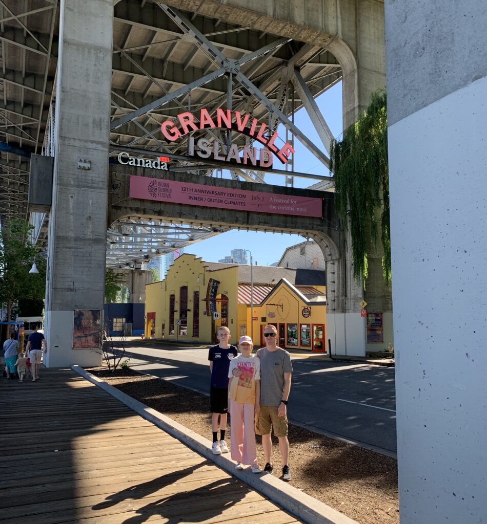 Vancouver with children - visit Granville island