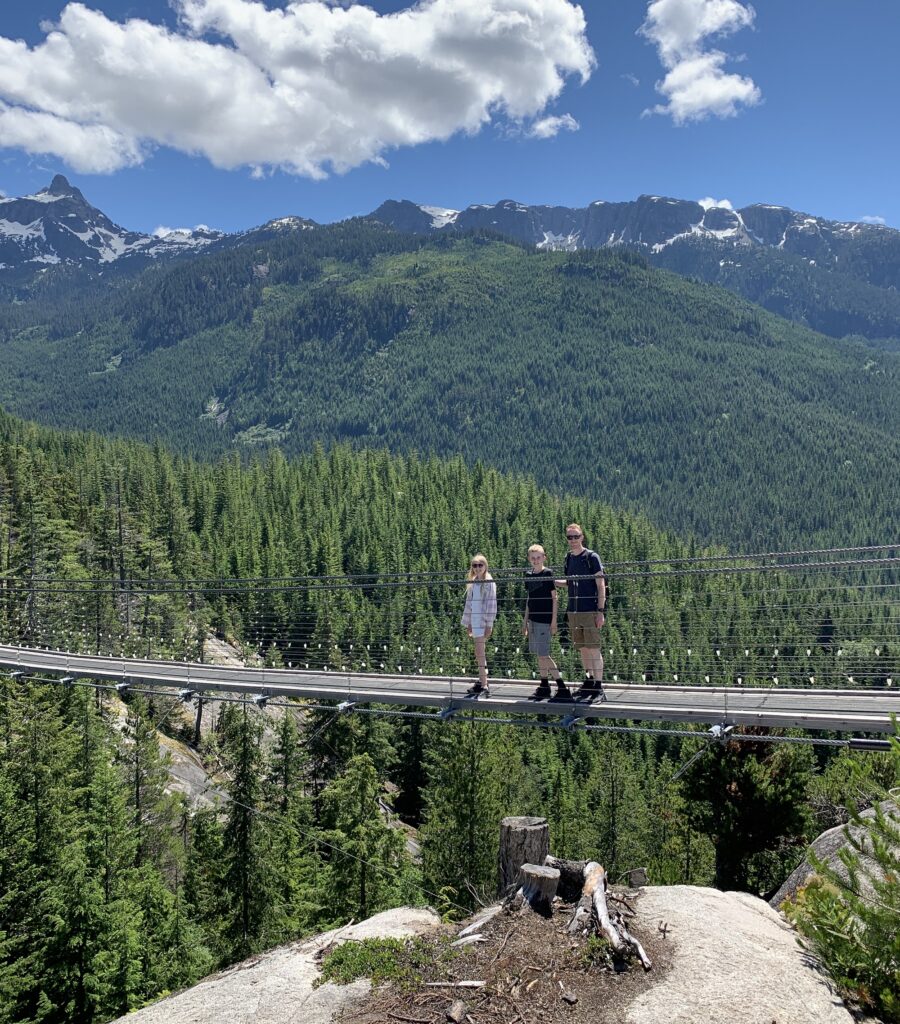 At the top of Sea to Sky Gondola