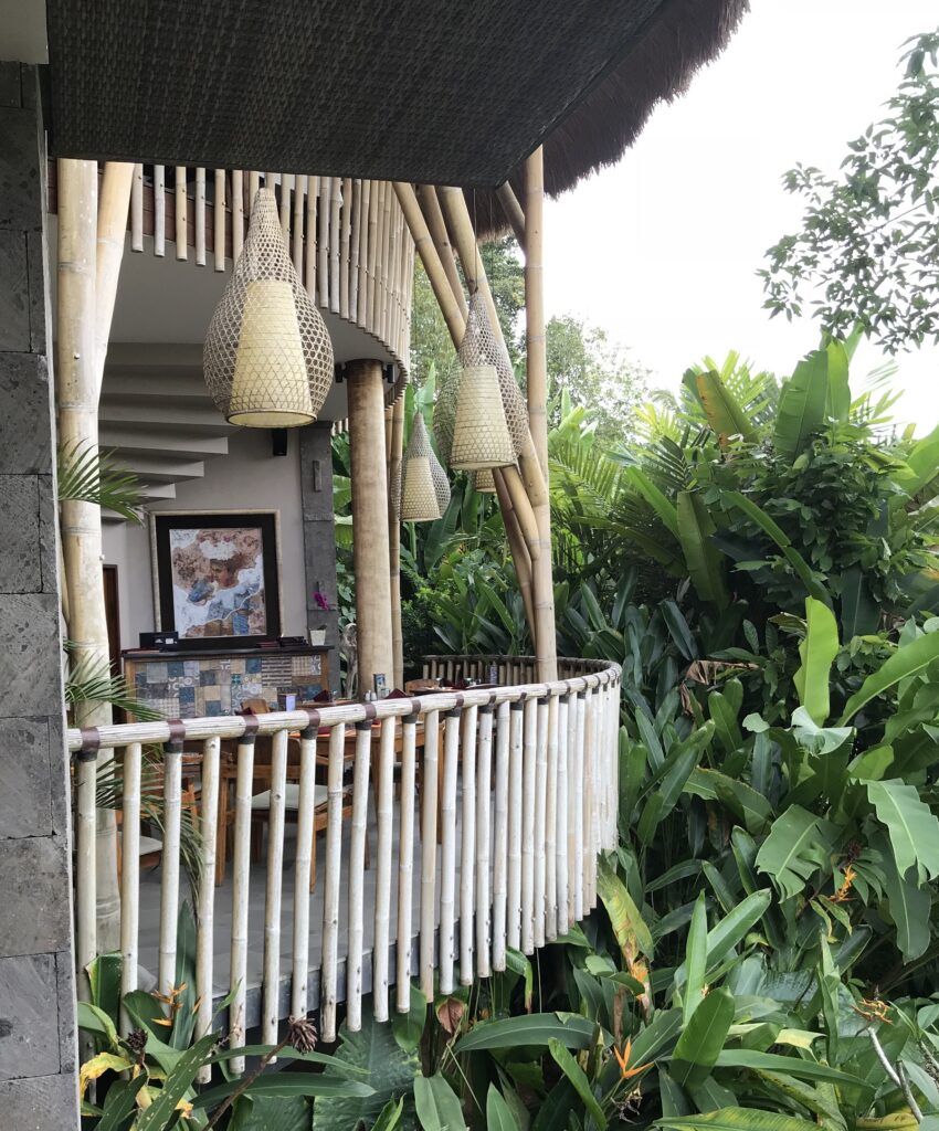 The beautiful restaurant at Tejaprana Resort & Spa Ubud